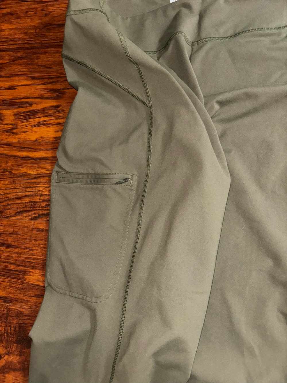 Duluth Trading Co Wide-Leg Pants NoGA Classic Bootcut Lycra Spandex Olive Green - Picture 5 of 8
